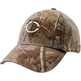 MLB '47 Brand Minnesota Twins Real Tree Camo Franchise Fitted Hat (Small)