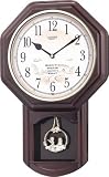 リズム時計｜CITIZEN (シチズン) 掛け時計 シネマソネット 飾り振り子 4MJ846-006