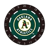 MLB Oakland Athletics Bristle Dart Board With Darts And Flights