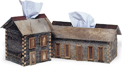 Log Cabin Tissue Box - Regular Size