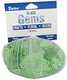Decorative Accent Glass 1lb Mesh Bag-Aqua