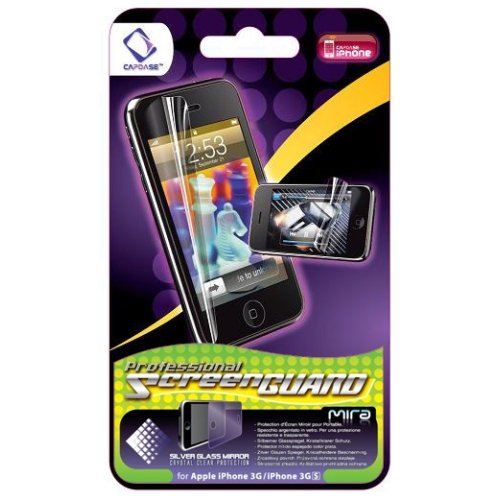 CAPDASE iPhone 3G & 3GS Professional Screen Guard mira 'Silver Glass Mirror' 「シルバー・ミラー」 液晶保護シート SPIH3G-M