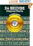 24 Grunge Display Fonts CD-ROM and Book (Dover Electronic Clip Art)