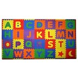 Build Plus Play 56-Piece Build And Play Alphabets Play Mat 7 x 4
