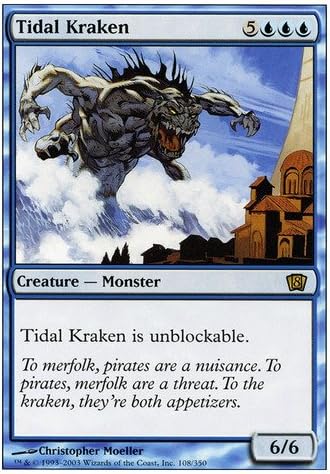 Magic: the Gathering - Tidal Kraken - Eighth Edition - Foil