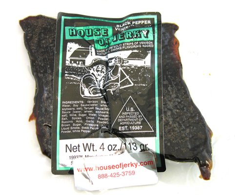 House of Jerky - Black Pepper Venison Jerky by House of Jerky