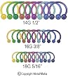 UNALLOYED SOLID GRADE 2 TITANIUM HORSESHOES ASSTHSTIT141/2 -14G 1/2