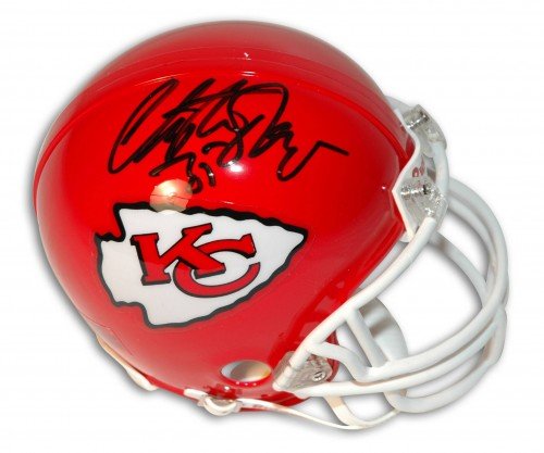 Christian Okoye Autographed/Hand Signed Kansas City Chiefs Mini Helmet