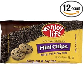 Enjoy Life Foods Semi-Sweet Chocolate Chips Gluten Free (12x10 OZ)