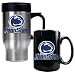 Penn State Nittany Lions NCAA Stainless Travel Mug And Ceramic Mug Set