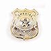 FURY Special Gold Star Police Badge (2.5 x 2.5-Inch)