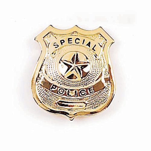 FURY Special Gold Star Police Badge (2.5 x 2.5-Inch)