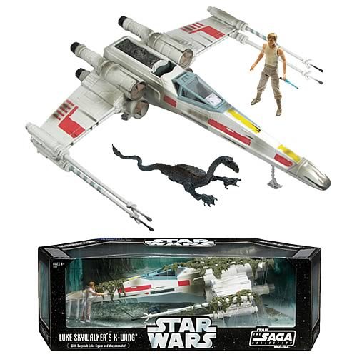 Childrens Toyshop  Toys : Star Wars X-Wing Fighter Vehicle with Luke Skywalker Figure