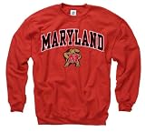 Maryland Terrapins Red Perennial II Crewneck Sweatshirt