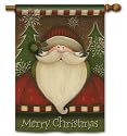 Santa Christmas BreezeArt&reg; House Flag