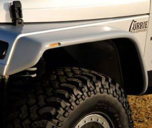 Xenon 9081 9082 87-95 Jeep Wrangler YJ Tubular Flat Panel Design 2-Piece Urethane Front Fender Flares Set