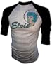 Vintage Las Vegas 1974 ELVIS concert jersey w/ infamous Black Eagle Jumpsuit Iron-On T-Shirt