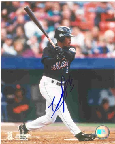 Autographed/Hand Signed 8x10 Photo Timo Perez New York Mets