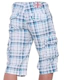 Sixth June – Bermuda bleu homme à carreaux et à poches – Couleur : Bleu Taille : Fr 36 US 28 Sixth June – Bermuda bleu homme à carreaux et à poches – Couleur : Bleu Taille : Fr 36 US 28