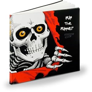 Powell-Peralta Rip The Ripper Art Book Soft Back Skateboard (8-Inchx8-Inch) by