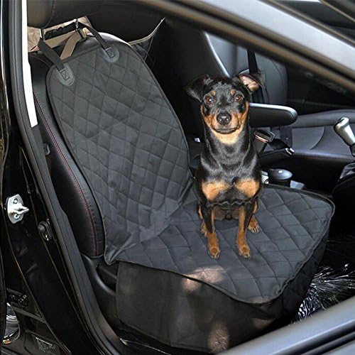MAIKEHIGH Front Seat Wear Waterproof Non-slip Mats Human Pet Dual Collapsible Dog Seat Cover for All Cars, Trucks & SUVs 20 x 40 inches
