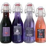 Pere Pelletier syrup in old fashioned bottle:Violet, Rose,Lavender,Chocolate Pecan