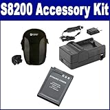 Nikon COOLPIX S8200 Digital Camera Accessory Kit includes: SDENEL12 Battery ....