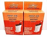 2 X BROTHER LC1000 (LC51) BLACK COMPATIBLE INKJET CARTRIDGES