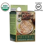 Spicely 100% Organic and Certified Gluten Free, Meatloaf Seasoning