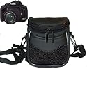 Waterproof & Light Weight Soft Black Camera Case for Fuji FUJIFILM FinePix S8100FD, S8000FD S1500 S5800 S5700 S5600 S1000FD,S2000HD,Canon SX110 SX100 SX10 SX20 IS,Panasonic LUMIX FZ18 FZ28 FZ38,HX1 H20 H50 Camera, Sony,JVC,Canon,Samsung,Pansoinic Mini DV Camcorder.