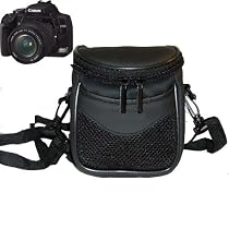 Waterproof & Light Weight Soft Black Camera Case for Fuji FUJIFILM FinePix S8100FD, S8000FD S1500 S5800 S5700 S5600 S1000FD,S2000HD,Canon SX110 SX100 SX10 SX20 IS,Panasonic LUMIX FZ18 FZ28 FZ38,HX1 H20 H50 Camera, Sony,JVC,Canon,Samsung,Pansoinic Mini DV Camcorder.
