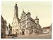 Town Hall,Rothenburg,ob der Tauber,Bavaria,Germany,1895