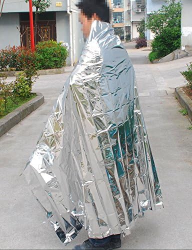 Gdigital Emergency Survival Mylar Thermal Sleeping Bag Compact Waterproof Blankets 2 pack