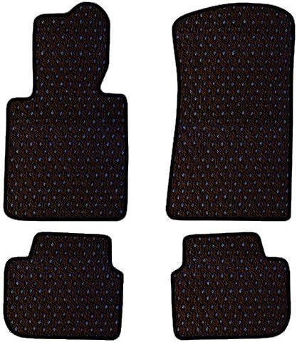 Furstil Automotive - The Original Coco Mats - Custom Fit Floor Mats Hand-Made in USA for 2010 ¤ 2014 Porsche Cayenne - Cayenne S ¤ Diesel¤ GTS ¤ Turbo S Jaspe-Front and Rear Set-Four Piece
