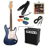 Produkt-Bild: E-Gitarren Set Classic Rock lake placid blue (E-Gitarre mit Verst&auml;rker, viel Zubeh&ouml;r)