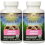 Fungi Perfecti Host Defense Turkey Tail 120 Vegetarian Capsules - TwinPak