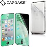 CAPDASE iPod touch 4th Generation BodiFender FB �O���[���E�O���X�E�~���[ �t���ی�V�[�g Green Mira & �N���X�^���E�N���A�[�{�̕ی�t�B���� �{�f�B�t�F���_�[ Aumi �Z�b�g SPIPT4-SME �摜
