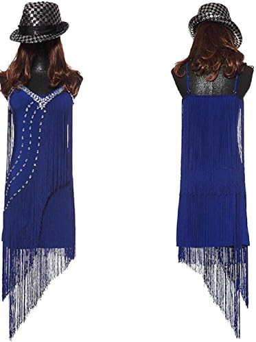 Shining Beading Handwork Pole Dancing Clothing Latin Dress Sexy Stage Dance Wear Model: A1312 Blue Colors