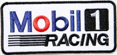 Mobil 1 Oil Racing Logo Jacket Patch Sew Iron on Embroidered Symbol Badge Cloth Sign bY PRINYA SHOP