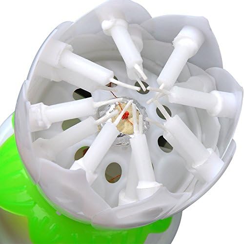 Fondlife® Amazing Romantic Musical Lotus Rotating Two Layers with 14 Small Candles Lotus Happy Birthday Candle, White, Yellow, Pink, Color (3pcs) (3white)