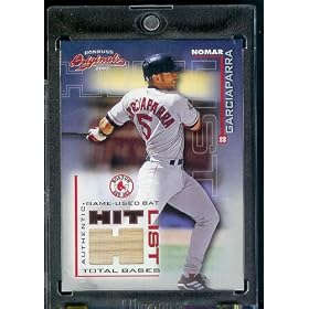 2002 Donruss Originals Hit List Nomar Garciaparra Game Used Bat Serial #328/365 Boston Red Sox Baseball Card - Mint Condition - Shipped In Protective ScrewDown Case!