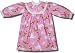 Flannel Nutcracker nightgown with lace trim for toddlers in Pink.