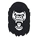 Ape Head DIY Iron On Embroidered Applique Patch