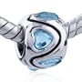 Heart Swarovski Crystal Bead Fits Pandora Beads Charm Bracelet