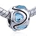 Heart Swarovski Crystal Bead Fits Pandora Beads Charm Bracelet