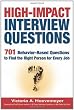 High-Impact Interview Questions: 701 Behavior-Based Questions to Find the Right Person for Every Job