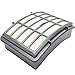 UpStart Components 2-Pack Reusable HEPA Filter for Upright Vacuum - Compatible with Shark NV356E, NV352, NV400, NV355, NV356, NV351, NV350, NV365E, XHF350, NV357, NV355E, Navigator Lift-Away XHF350