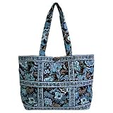 Vera Bradley Vera Bag Purse in Java Blue