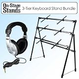 On Stage KS7903 3-tier A-Frame Keyboard Stand Outfit