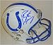 Peyton Manning Autographed/Hand Signed Indianapolis Colts Mini Helmet UDA